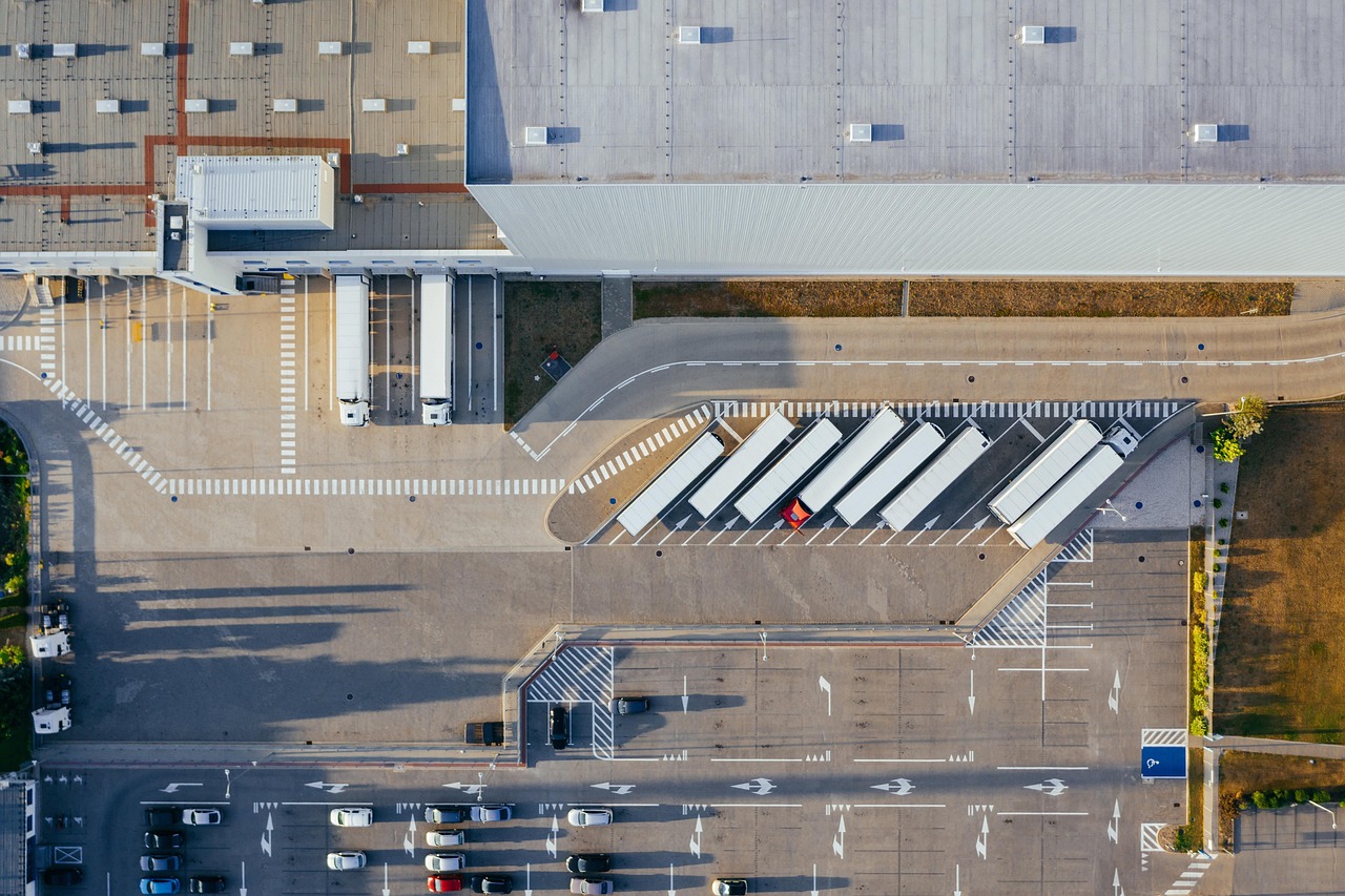 Freight hub aerial